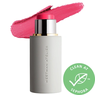 Shop Westman Atelier Baby Cheeks Lip + Cheek Cream Blush Stick Poppet 0.21 oz / 6g