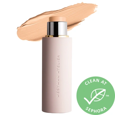 Shop Westman Atelier Vital Skin Full Coverage Foundation And Concealer Stick Atelier Iv 0.31oz / 9g