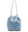 Michael Michael Kors Greenwich Large Saffiano Leather Bucket Bag In Cornflower