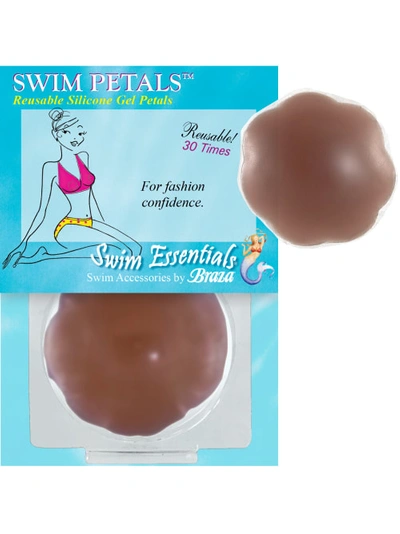 Shop Braza Bra Swim Silicone Petals In Cocoa