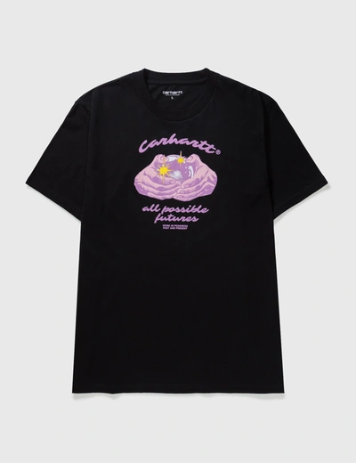 Shop Carhartt Fortune T-shirt In Black