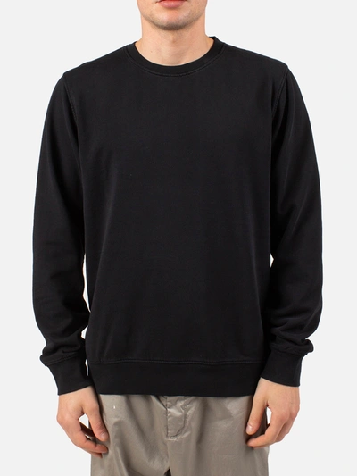 Shop Colorful Standard Crewneck Sweatshirt In Black