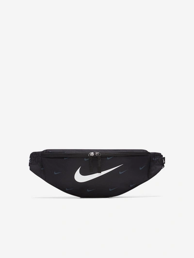 Shop Nike Heritage Swoosh Hip Bag In Black