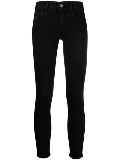 Shop Haikure Mid-rise Skinny Jeans In Black