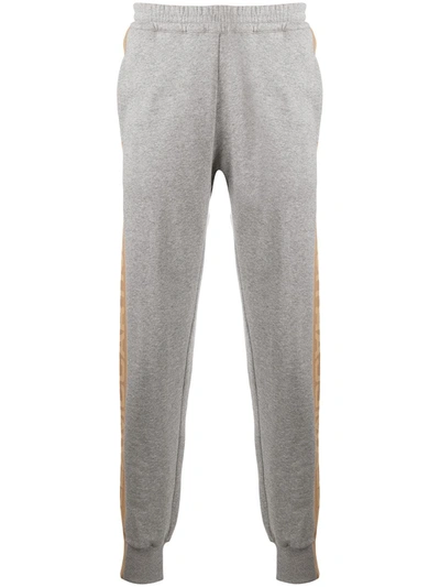 Shop Stella Mccartney 23 Obs Print Track Pants In Grey