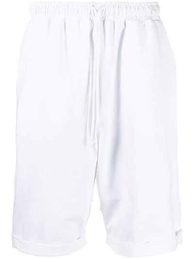 Shop Alchemy Turn-up Hem Knee-length Shorts In White