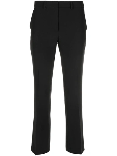 Seventy Cropped Tailored Trousers In Black