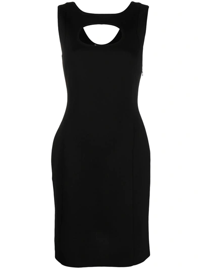 Shop Givenchy Cut-out Sleeveless Dress In Black