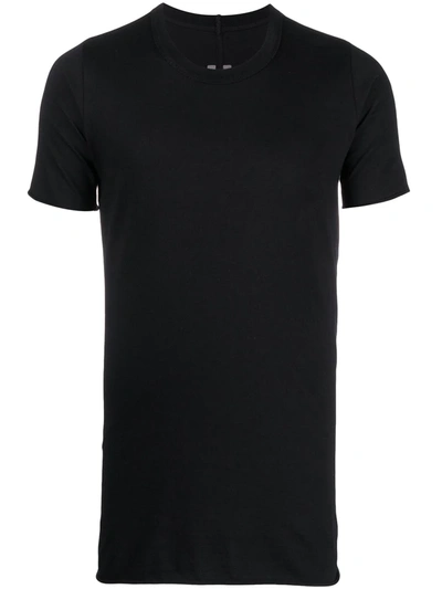 Shop Rick Owens Exposed-seam T-shirt In Black