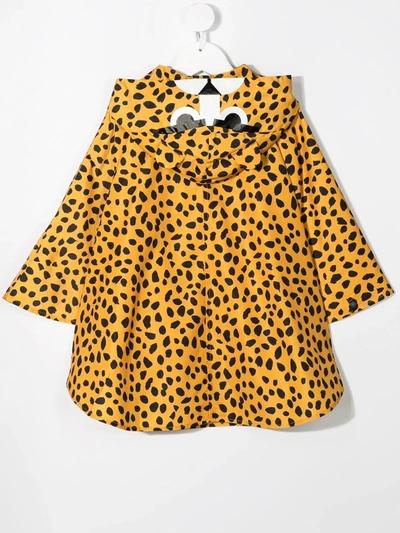 Shop Stella Mccartney Cheetah Printed Jacket In Yellow