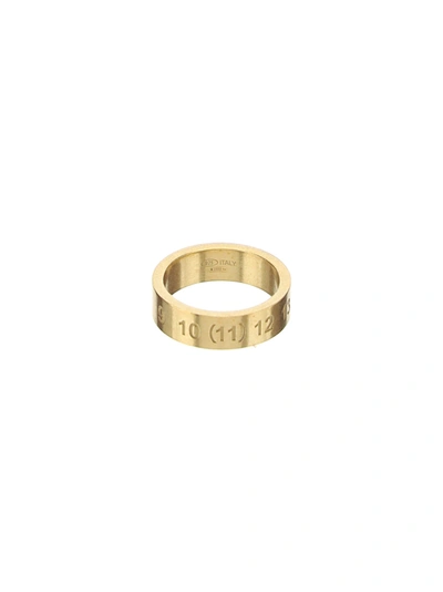 Shop Maison Margiela Ring In Gold