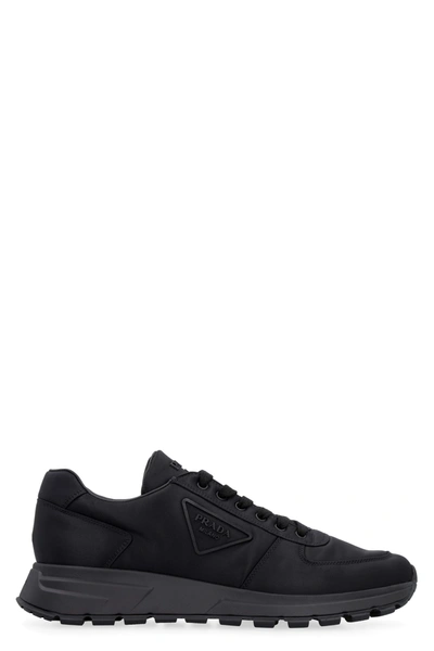 Shop Prada Prax 01 Re-nylon Low-top Sneakers In Black