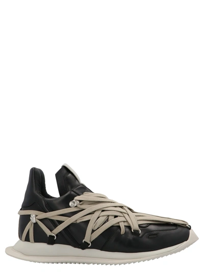 Shop Rick Owens Megalaced Runner Shoes In Multicolor