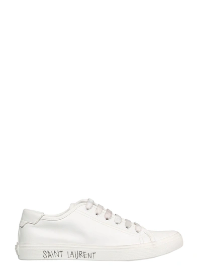 Shop Saint Laurent Malibu` Sneakers In White
