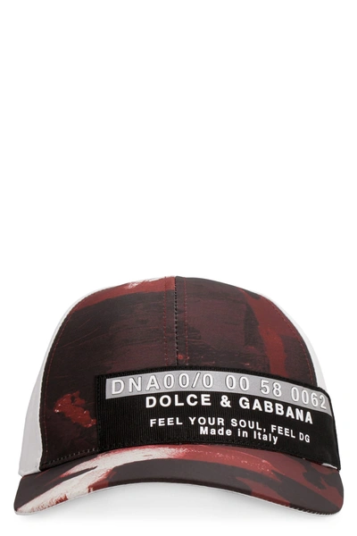 Shop Dolce & Gabbana Baseball Cap In Multicolor