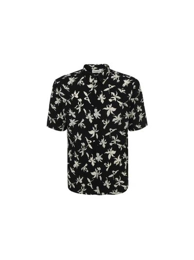 Shop Saint Laurent Shirt In Black