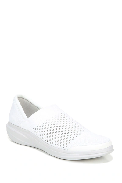 Shop Bzees Charlie Knit Slip-on Sneaker In White