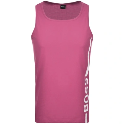 Shop Boss Business Boss Beach Logo Vest T Shirt Pink