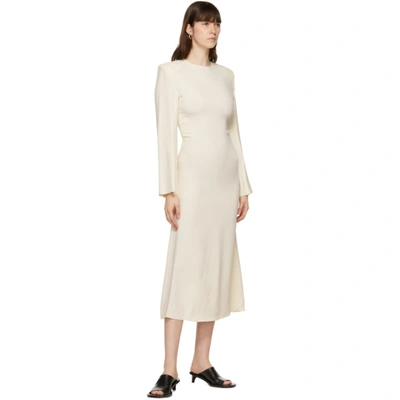 Shop Gauchère Off-white Stanie Dress In Light Cream