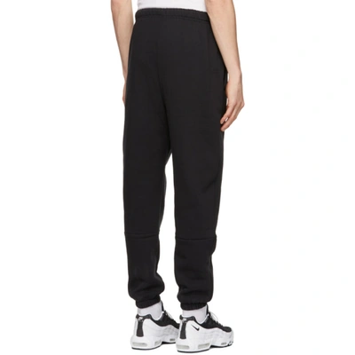 Shop Nike Black Jordan Jumpman Air Lounge Pants In Black/white