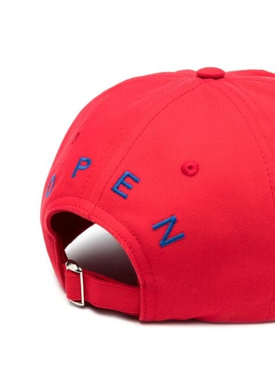 Shop Autry Embroidered Logo Baseball Cap In Red