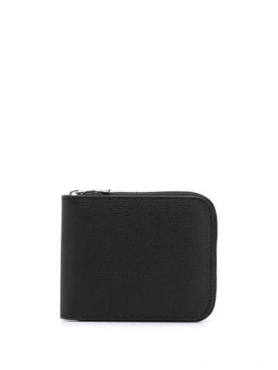 Shop Ami Alexandre Mattiussi Ami De Coeur Zipped Wallet In Black