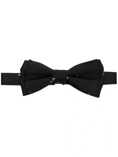Shop Paul Smith Star-print Bow Tie In Black
