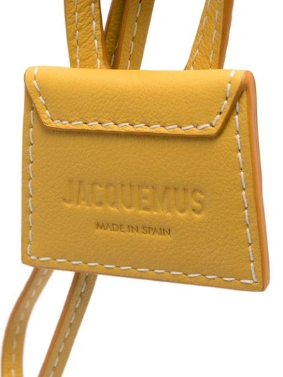 Shop Jacquemus Le Chiquito Keyring In Yellow