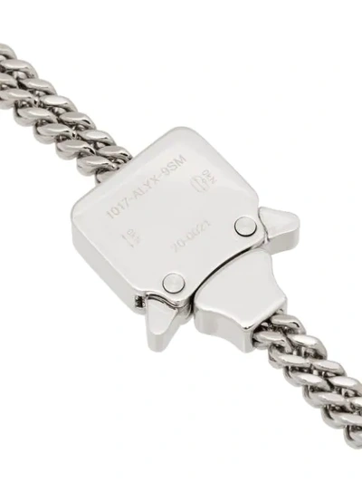Shop Alyx Chain-link Box-clasp Necklace In Silver