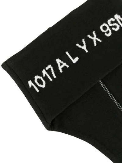 Shop Alyx Logo Neck Gaiter In Black