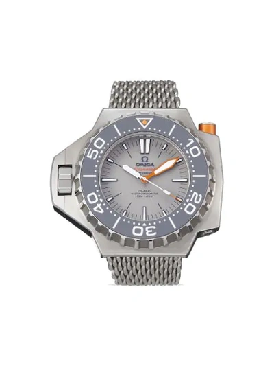 Shop Omega 2020 Unworn Seamaster Ploprof 1200m Watch 55mm In Grey