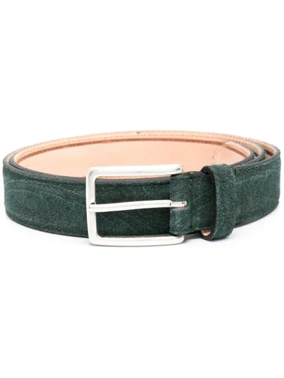 Shop Etro Abstract-pattern Belt In Green