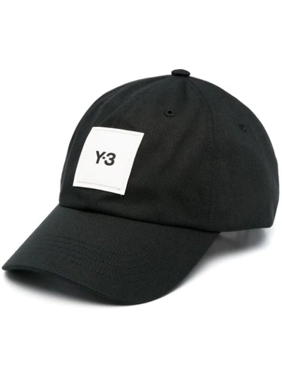 Shop Y-3 Logo-print Cap In Black