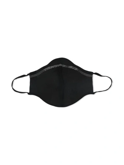 C.p. Company C.p.company Black Fabric Face Mask In Black