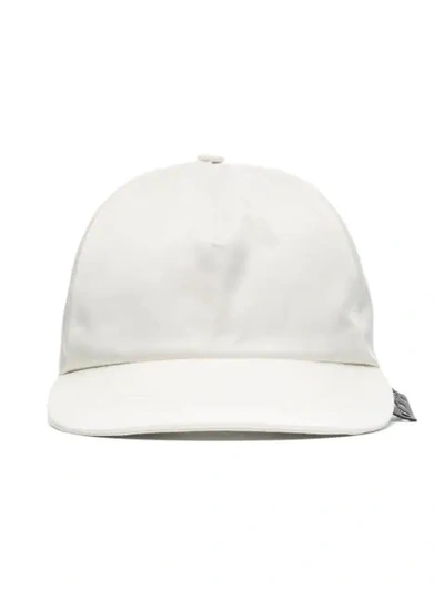 Shop Off-white Logo Print Detail Baseball Cap In White