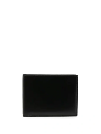 Shop Common Projects Logo Stamp Billfold Wallet In Black