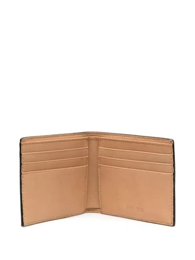 Common Projects Logo Stamp Billfold Wallet In Black