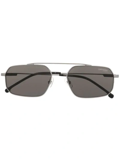 Shop Carrera Square-frame Sunglasses In Metallic