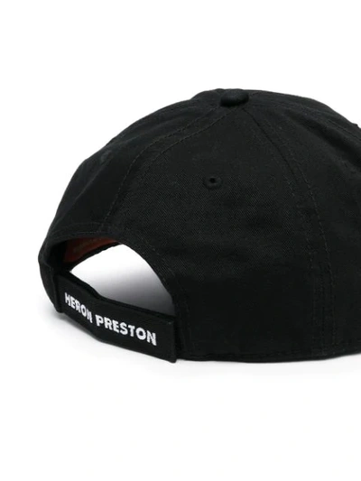 Shop Heron Preston Logo-print Cap In Black