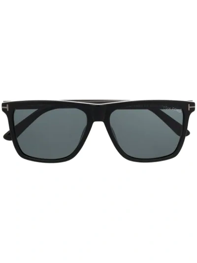 Tom Ford Square Frame Sunglasses In Black