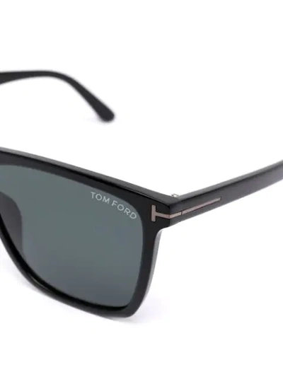 Tom Ford Square Frame Sunglasses In Black
