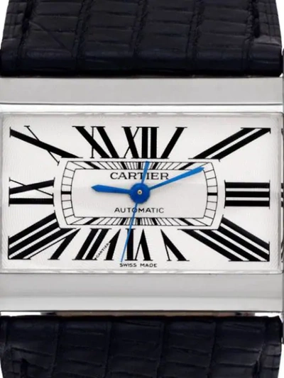 Pre-owned Cartier 2005  Tank Divan 38mm In White