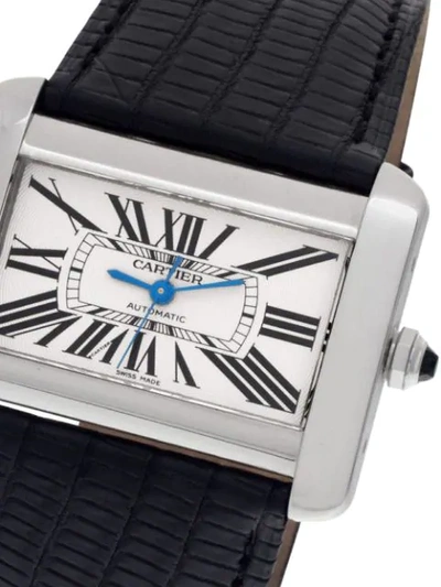 Pre-owned Cartier 2005  Tank Divan 38mm In White
