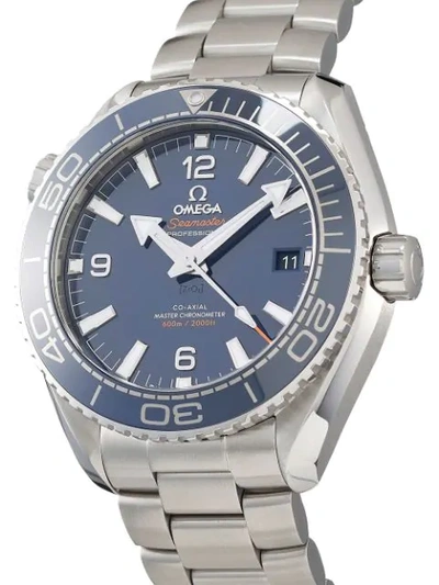 Shop Omega 2020 Unworn Seamaster Planet Ocean Co-axial Master Chronometer 43.5mm In Blue