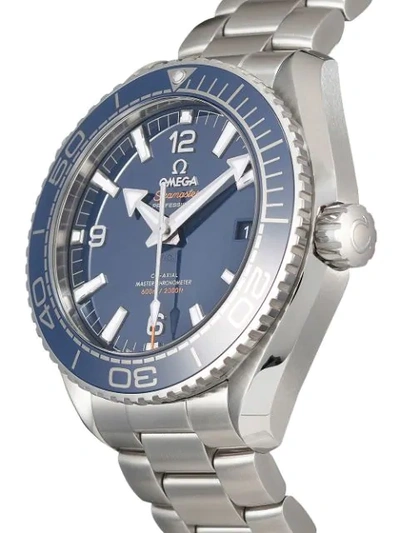 Shop Omega 2020 Unworn Seamaster Planet Ocean Co-axial Master Chronometer 43.5mm In Blue