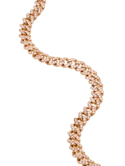 Shop 777 9kt Rose Gold Cuban Diamond Necklace