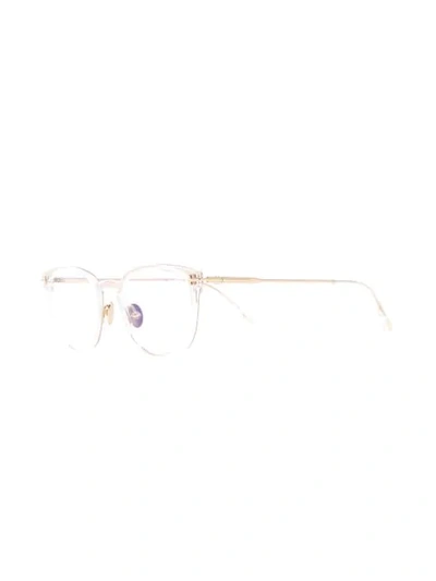 Tom Ford Square-framed Glasses In Neutrals