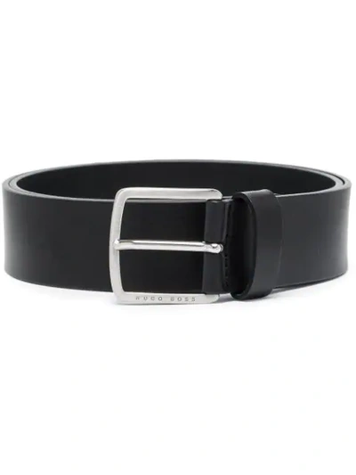 Shop Hugo Boss Sjeeko Buckle Belt In Black