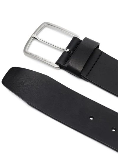 Shop Hugo Boss Sjeeko Buckle Belt In Black
