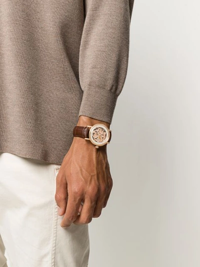 Shop Ingersoll Watches The Herald 40mm Watch In Brown